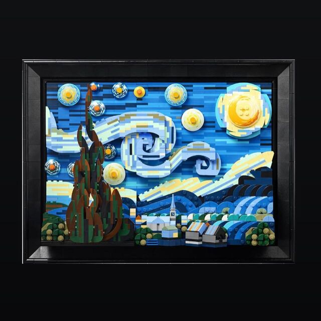 Vincent van Gogh - Notte stellata - Lego Ideas 21333