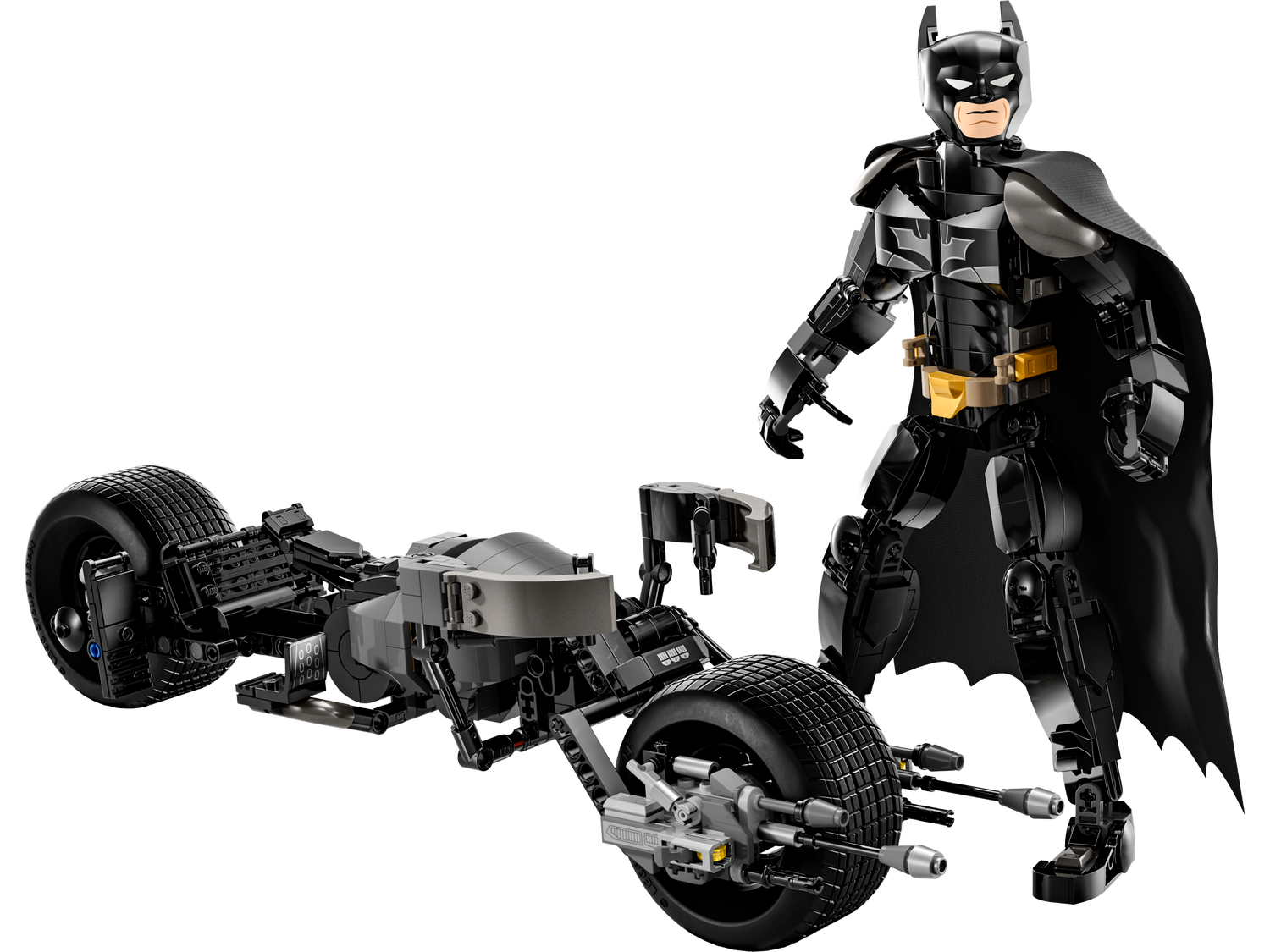 Personaggio costruibile di Batman con Bat-Pod