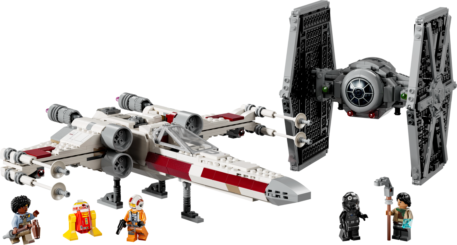 Mash-up TIE Fighter e X-Wing