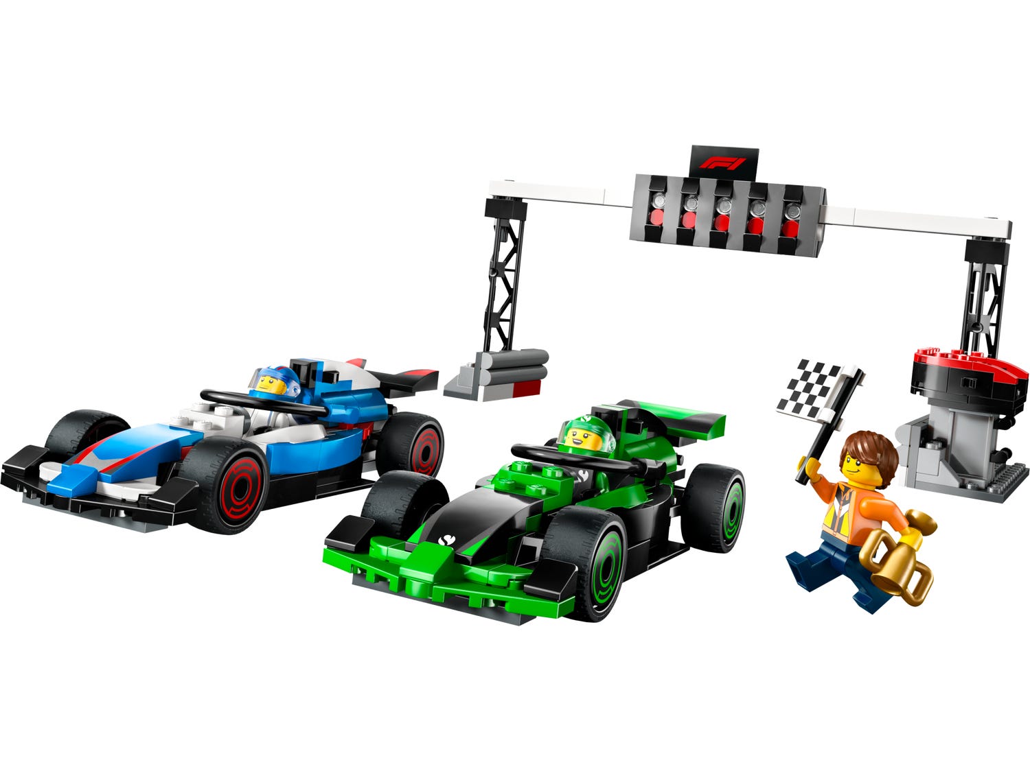 Griglia di F1® con monoposto VCARB e Sauber 60474 | City | LEGO® Shop ufficiale IT