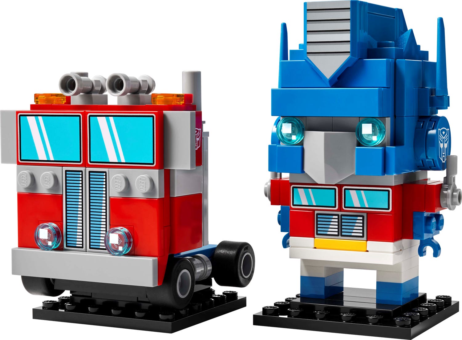 Robot e veicolo Optimus Prime 40803 | BrickHeadz | LEGO® Shop ufficiale IT